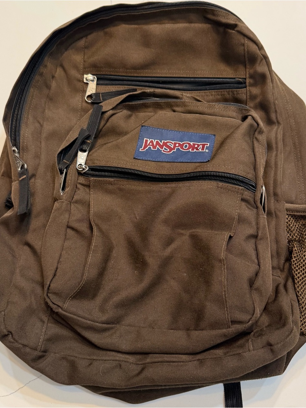 JanSport Big Student Backpack 18” School Gym Brown Large